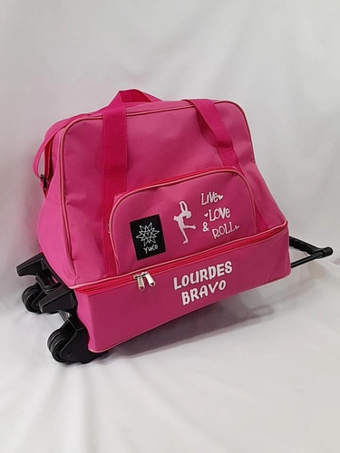 Imagen 3 de 8 de Bolso Cajon De Patin Artistico Carrito (opc Personalizable)
