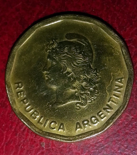 Moneda Argentina 50 Centavos De Austral 1988