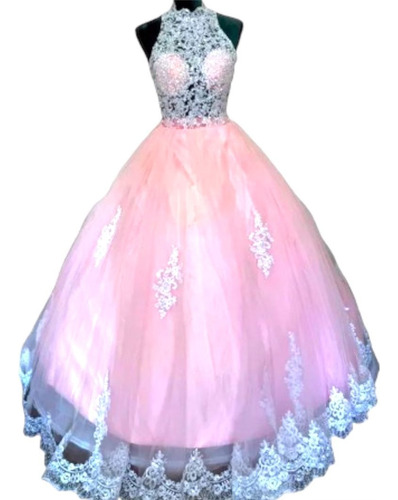 Vestido Quinceañera 2 P Falda Corta/larga Xv Años Ro1