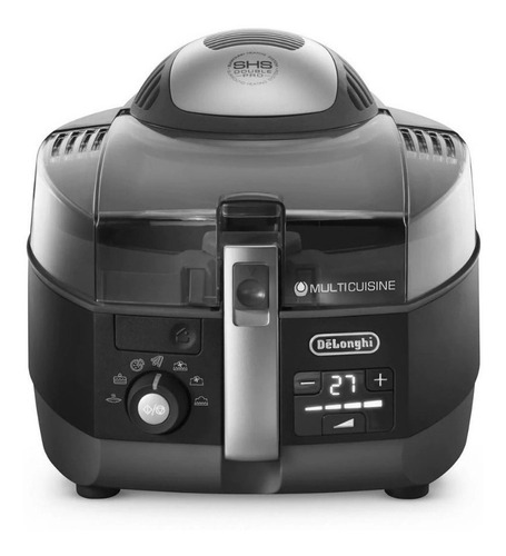 Freidora De'Longhi Multicuisine FH1394 5.2L negra 220V