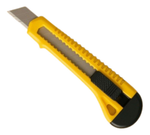 Kit Estilete De Plástico Startools Com Refil Lâminas Aço Car