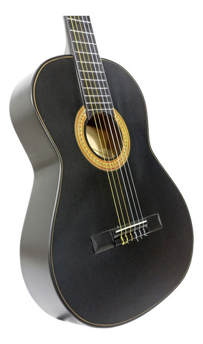 Española M09 Guitarra Acustica Clásica Cedro Negra Mate Color Negro