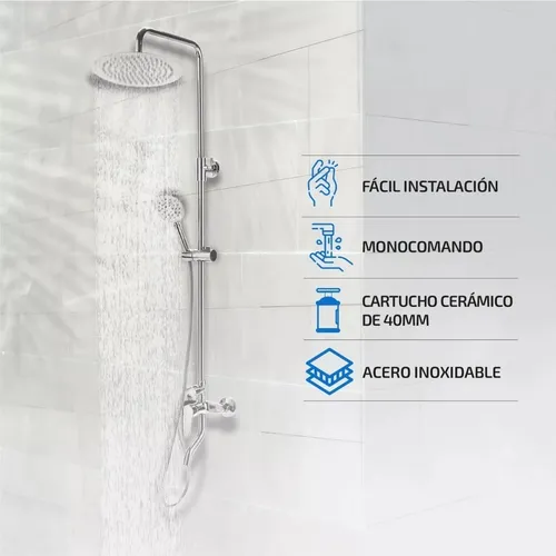 Griferia ducha exterior monocomando sales