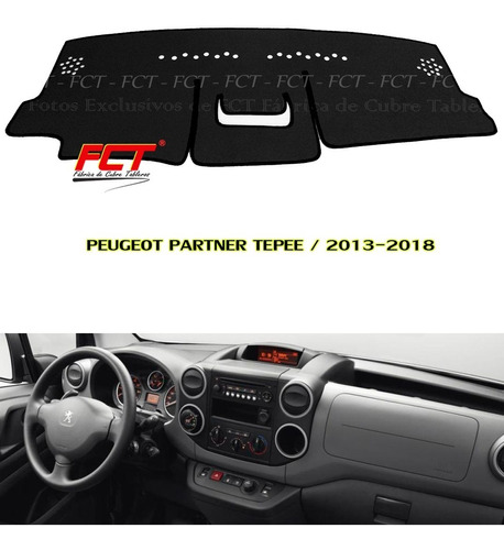 Cubre Tablero Peugeot Partner Tepee 2013 2014 2015 2016 2018