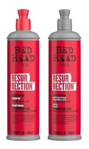 Tigi Bed Head Resurrection Shampoo 400ml + Acondi. 400ml