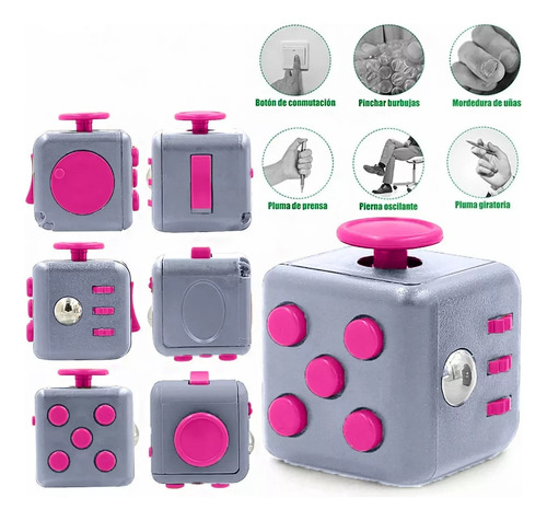 Fidget Cube Juguetes Antiestres Blue Handle Set Anti Estres