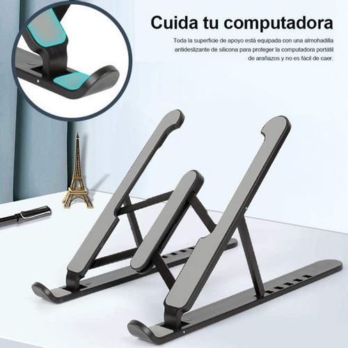 Imagen 5 de 8 de Soporte Base Notebook Tablet Plegable Escritorio Home Office