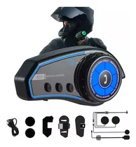 Comprar Auricular Bluetooth Casco Moto Con Mic Celular Manos Libres Color Negro Luz Rgb