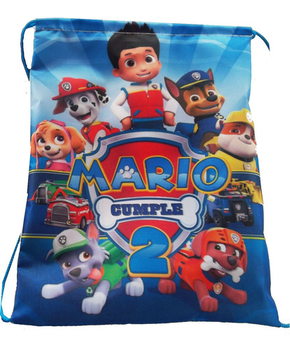 Cotillon Tula Carterita Infantil Bolsos Personalizado 25x20