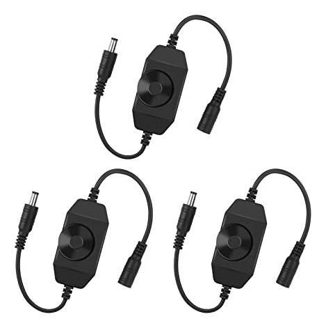 Interruptor De Intensidad De Luz Led Vipmoon, 3 Unidades, 12