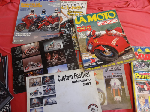 Revista Antigua Lote Moto Custom Machines Undercustom Test (Usado)