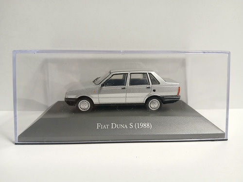 Autos Inolvidables Argentinos Salvat 1.43 + Tapa De Acrílico Fiat Duna S 1988
