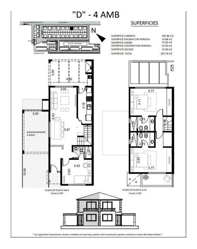 Imagen 8 de 9 de Casa Tipo Duplex En Venta En Saravi Village, Pilar