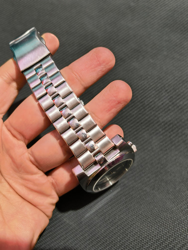Reloj Fossil Big Tic Robot Plateado Plateado Blanco (Usado)