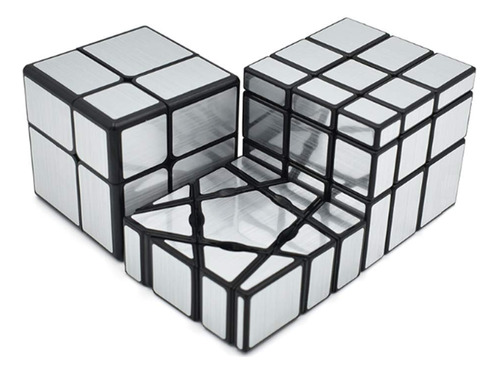 Sun-way Speed Cube - Juego De 3 Cubos De Espejo Fantasma, J.