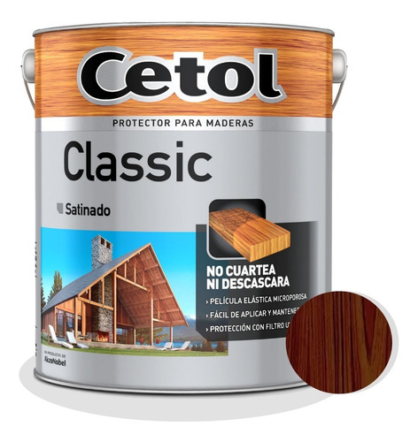 Cetol Classic Satinado Impregnante 4 Lts. Akzo - Iacono