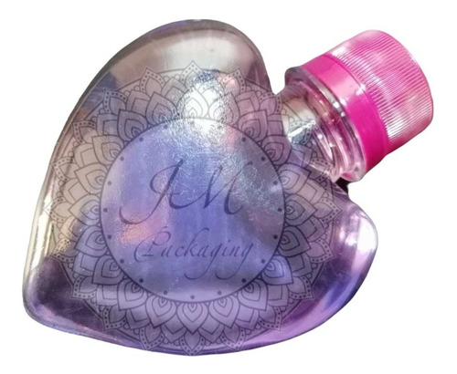 10 Envases Plasticos Pet 125cc Souvenirs Corazoncito C/tapa