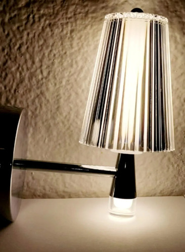 Luminaria Led Tipo Arbotante Cono 12w Cromo 3tonos D/luz Cromo