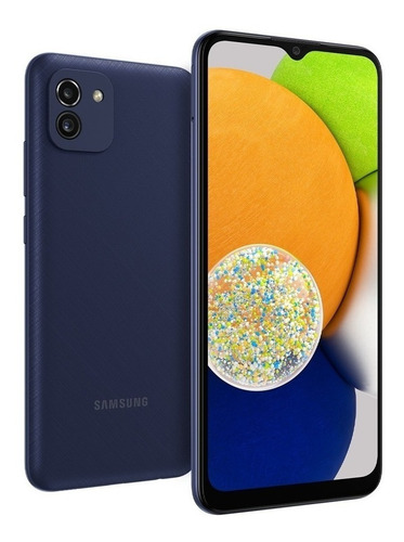 Celular Smartphone 6,5 Samsung Galaxy A03 4gb 64gb 48mp Azul