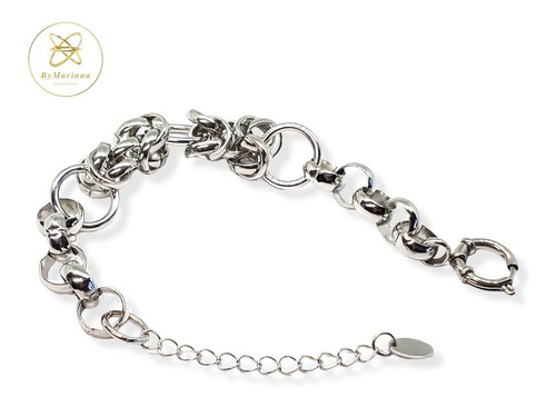 Imagen 3 de 5 de Pulsera Acero Bali Con Marinero