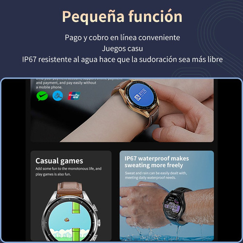 Relojes Inteligentes Hombre Y Mujer Auriculares Smartwatch Y