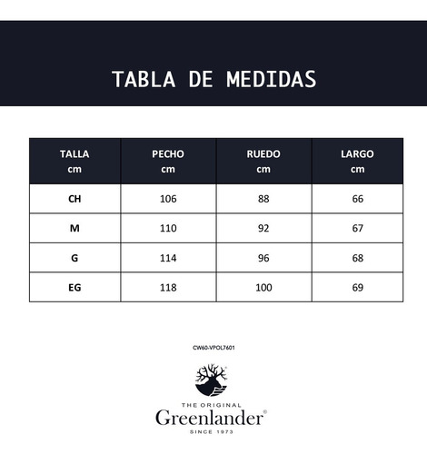 Imagen 6 de 7 de Chaleco Hombre Greenlander Vpol7601 Capitonado Cuello Alto