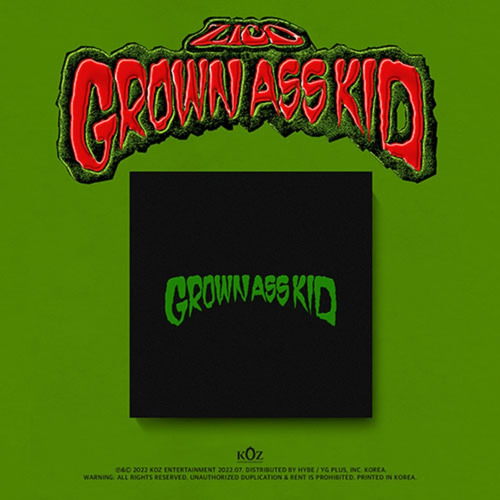 Zico - Grown Ass Kid 4to Mini Album Original Kpop