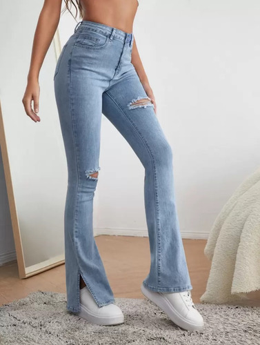 Jean Oxford Mujer Esteriliza Piernas Largas Calidad Importad