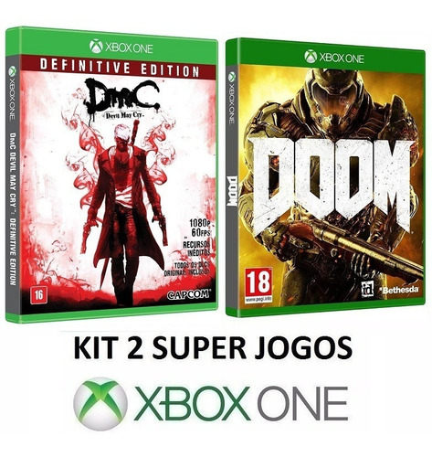 Dmc Devil May Cry + Doom - Midia Fisica Lacrado - Xbox One