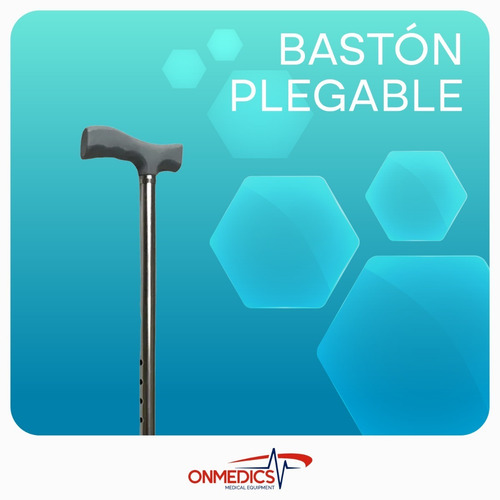 Imagen 5 de 6 de Bastón Ortopédico Ergonómico Ajustable Goma Antiderrapante