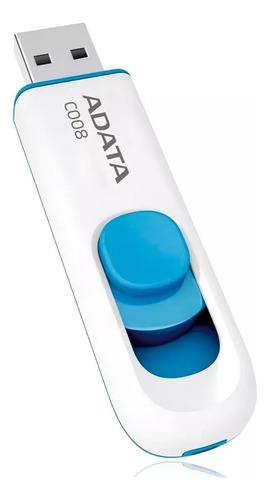 Adata C008 Pendrive 16gb Con Usb 2.0 Blanco/azul