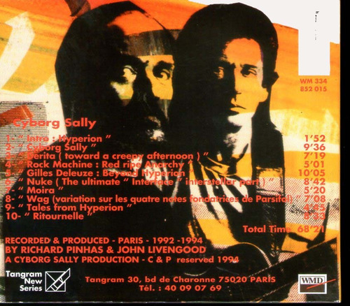 Cd Richard Pinhas & John Livengood - Cyborg Sally