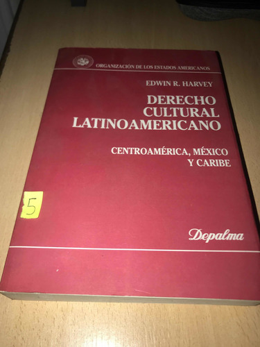 Libro Derecho Cultural Latinoamericano - Harvey