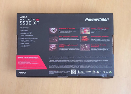 Imagem 4 de 4 de Placa De Vídeo Powercolor Rx 5500 Xt 8gb Ddr6