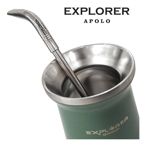 Imagen 5 de 9 de Bombilla Mate Apolo B1 - Pico De Loro - 18 Cm