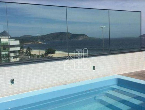Cobertura Com 4 Dormitórios À Venda, 300 M² Por R$ 2.900.000,00 - Piratininga - Niterói/rj - Co0418
