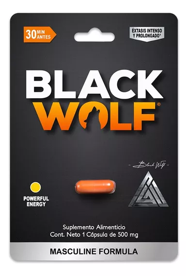 Black Wolf - Cápsula Vigorizante Potencia Extrema - Blinlab