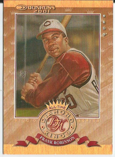 2001 Donruss Studio Series Frank Robinson Diamond Kings /250