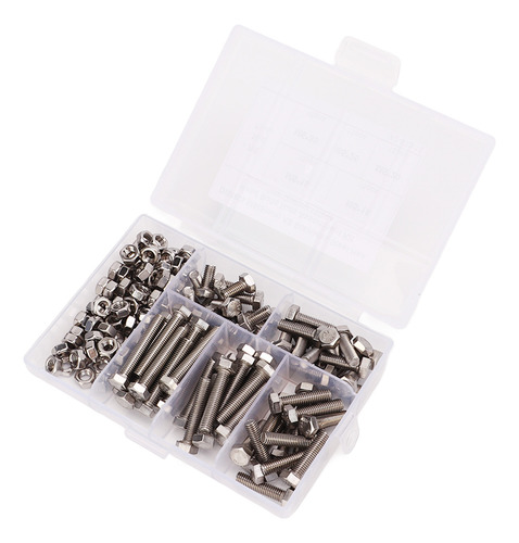 Juego De Tuercas M5, Tornillos Y Tornillos De Acero Inoxidab