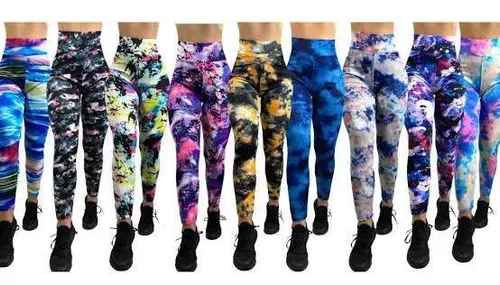 Leggins Deportivos De Lycra Malla Para Mujer Push Up Gym Uve