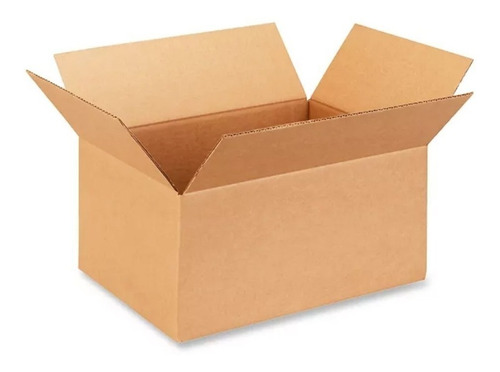 25 Cajas De Cartón Para Envíos Kraft 41 X 30 X 20 Cm