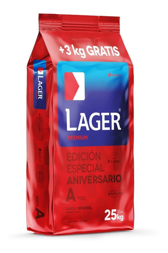 Imagen 3 de 6 de Alimento Lager Perro Adulto 24kg + Protector Dental + Envío