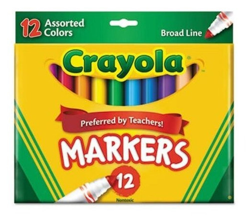 Lápices De Colores Crayola Clásicos, 12 Unidades.
