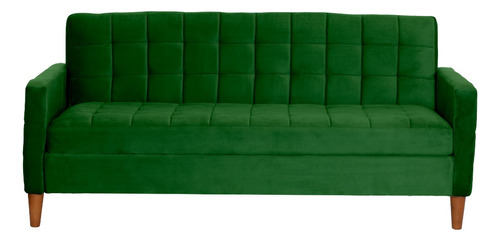 Futon Genova Tela Velvet Verde