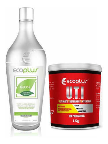 Ecoplus Selagem Sem Formol 1lt + Uti Ecoplus Reconstruçao