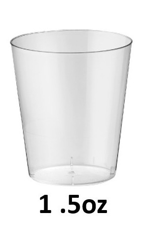 Vasos Murano Tipo Shot 1.5 Oz  Paq. 25und Ths