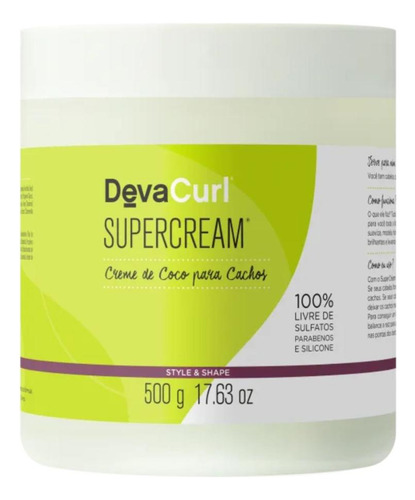 Devacurl - Styling Cream Creme Modelador De Cachos 500g