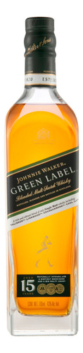 Johnnie Walker Green Label Blended Scotch 15 escocés 700 mL
