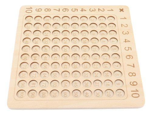 Tabuleiro De Jogo De Multiplicação Wooden Educational For Le