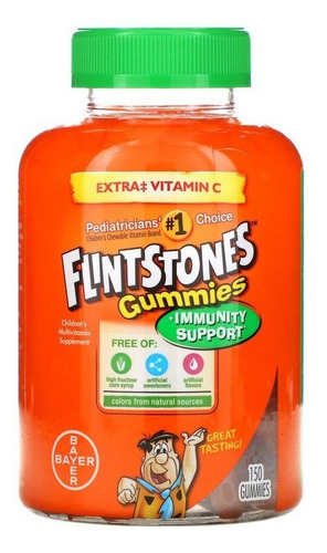 Vitamina Infantil Importada Flintstones 150 Gummies Original